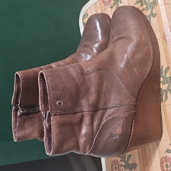 Frye Emma Ankle Wedge Bootie - Picture 1 of 5